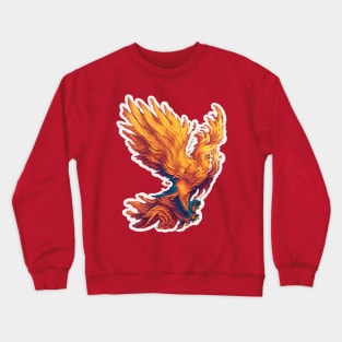 RED FIRE PHOENIX Crewneck Sweatshirt